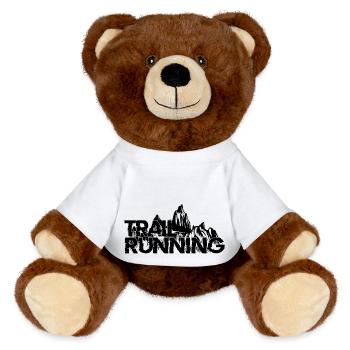 Trail Running Sports - MiniFeet® RecycelBär® Teddy Bear Brown - white - Front