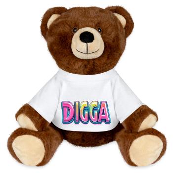 DANOIS - Nounours RecycelBär® marron - blanc - Devant