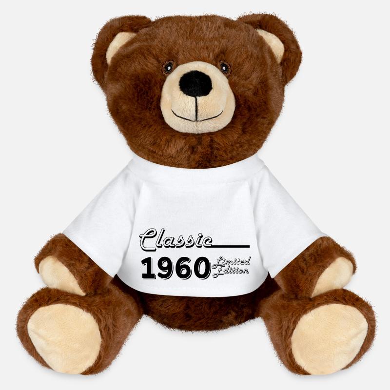 Classic 1960 édition limitée - Nounours RecycelBär® marron - blanc
