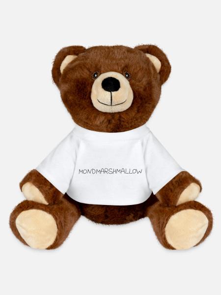 Mondmarshmallow - MiniFeet® RecycelBär® Braun - Weiß