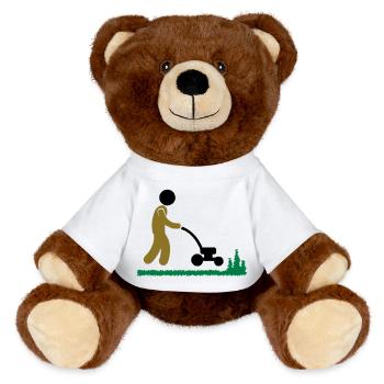 jardinage - Nounours RecycelBär® marron - blanc - Devant