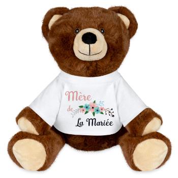 Mère de la Mariée - Collection Bucolique - Nounours RecycelBär® marron - blanc - Devant