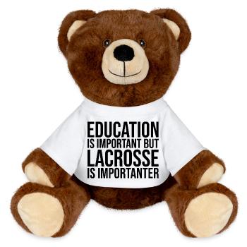 Lacrosse - MiniFeet® RecycelBär® Braun - Weiß - Vorne