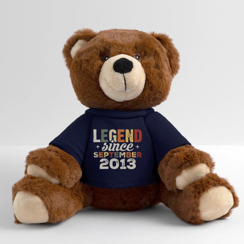 Legendär seit September 2013 Geburtstag September MiniFeet® RecycelBär® Braun