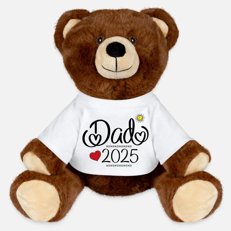 Papa 2025 - Nounours RecycelBär® marron - blanc