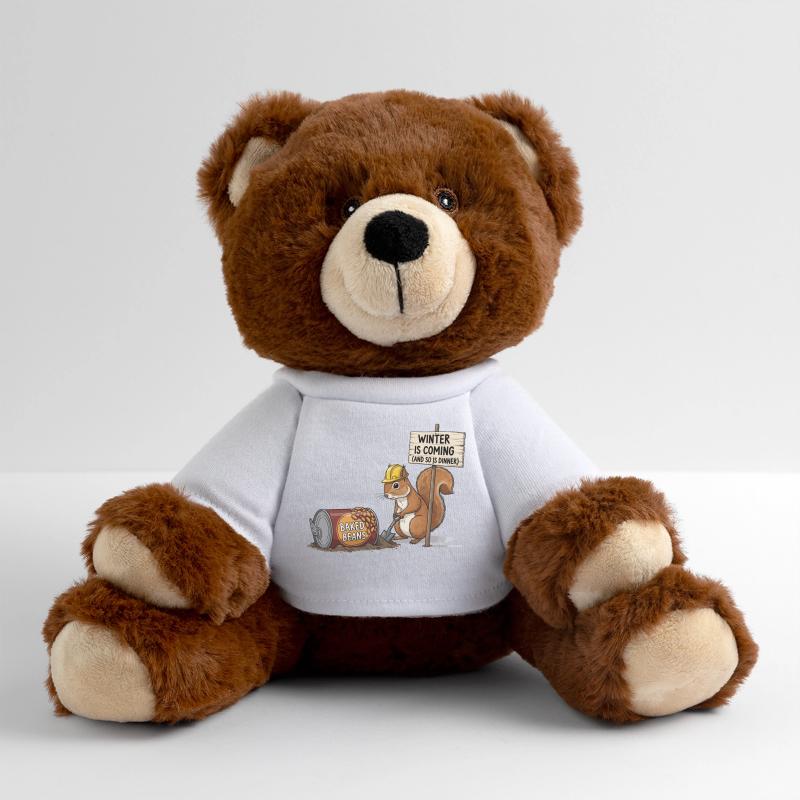 Cooles Eichhörnchen MiniFeet® RecycelBär® Braun