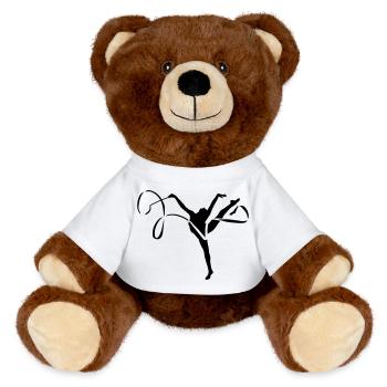 Bande de gymnastique - Nounours RecycelBär® marron - blanc - Devant
