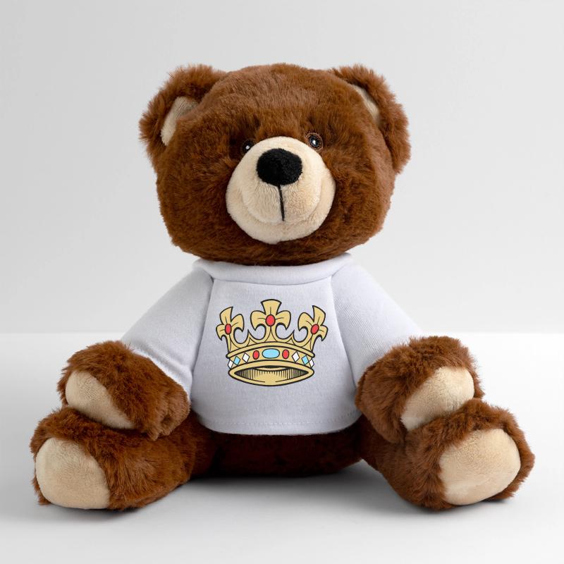Krone Queen Königin MiniFeet® RecycelBär® Braun