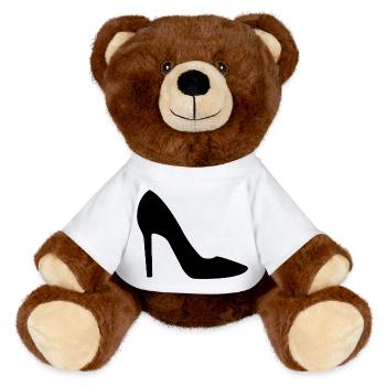 Talons hauts - Nounours RecycelBär® marron - blanc - Devant