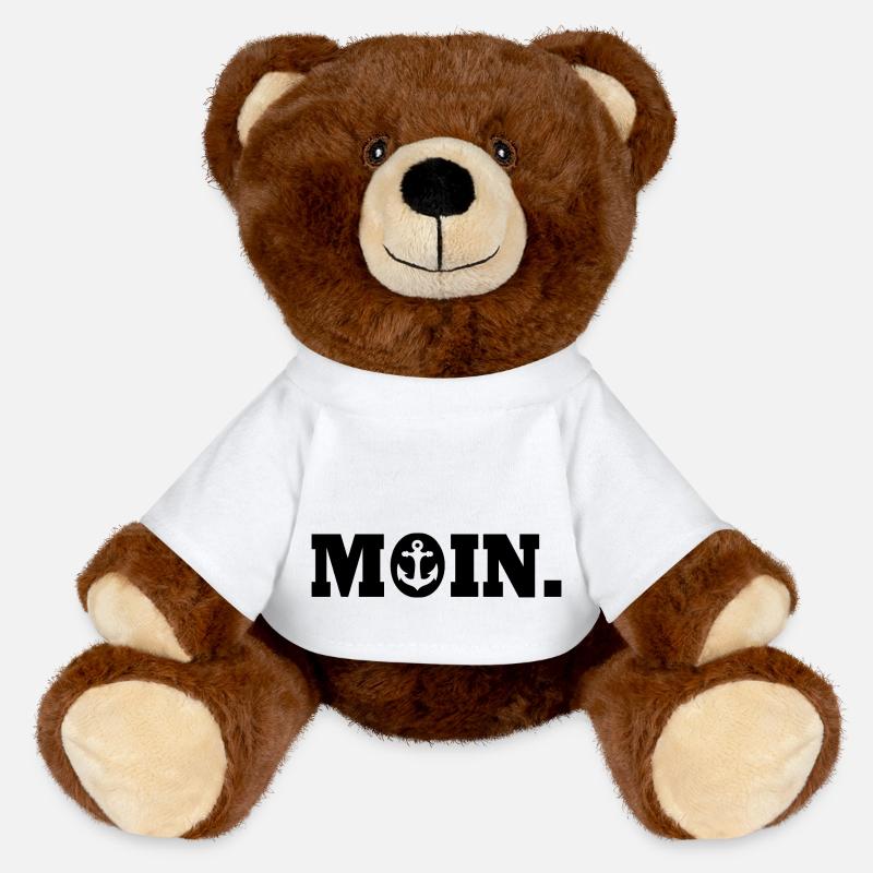 Moin - MiniFeet® RecycelBär® marrone - bianco
