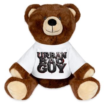 Bad Guy Urban Fetish - MiniFeet® RecycelBär® Braun - Weiß - Vorne