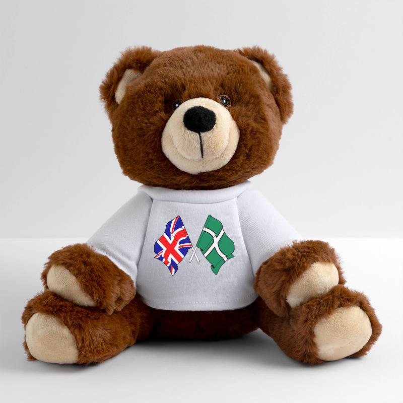 Devon & Great Britain Cross MiniFeet® RecycelBär® Teddy Bear Brown