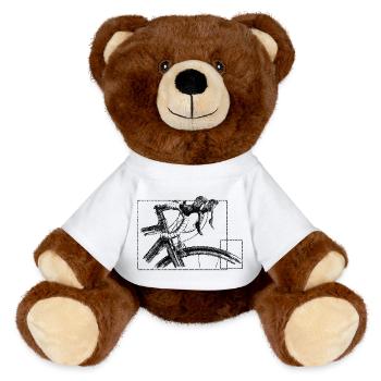 Racing bicycle - Nounours RecycelBär® marron - blanc - Devant