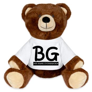 BG en toutes circonstances - Nounours RecycelBär® marron - blanc - Devant