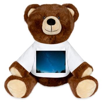 Voie Lactée - Nounours RecycelBär® marron - blanc - Devant