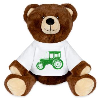 Trecker - MiniFeet® RecycelBär® Braun - Weiß - Vorne