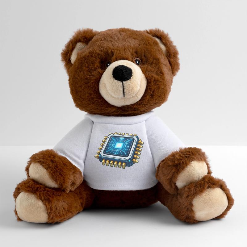 Luminous Microchip Digital Core MiniFeet® RecycelBär® Teddy Bear Brown
