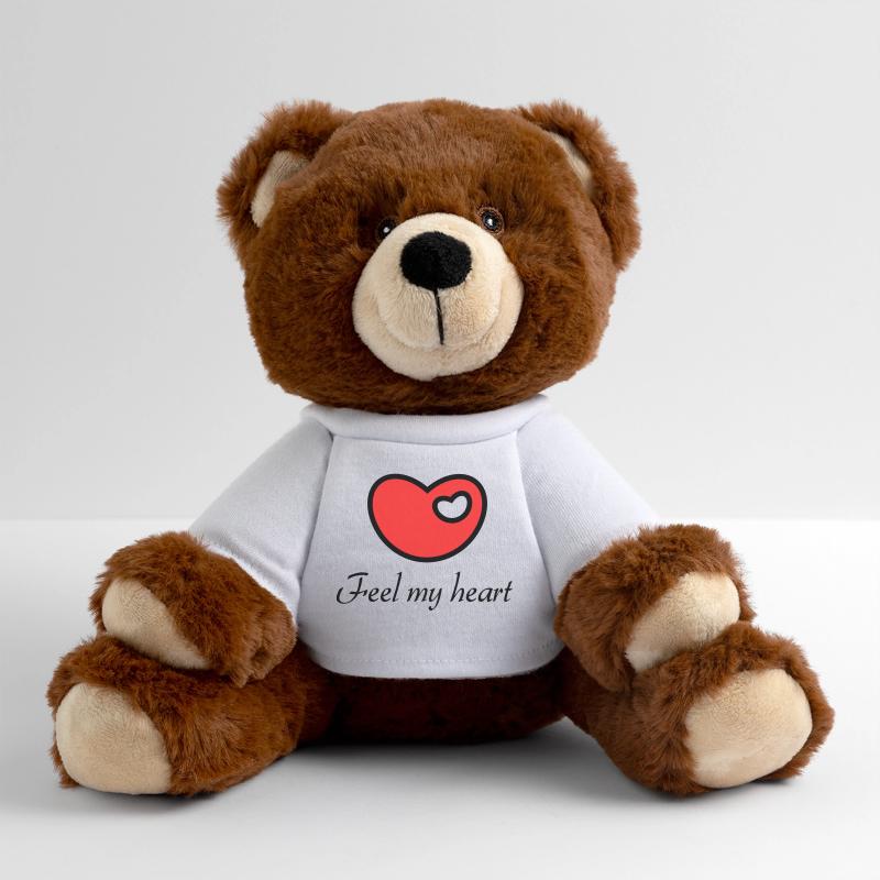 Sens mon cœur Nounours RecycelBär® marron