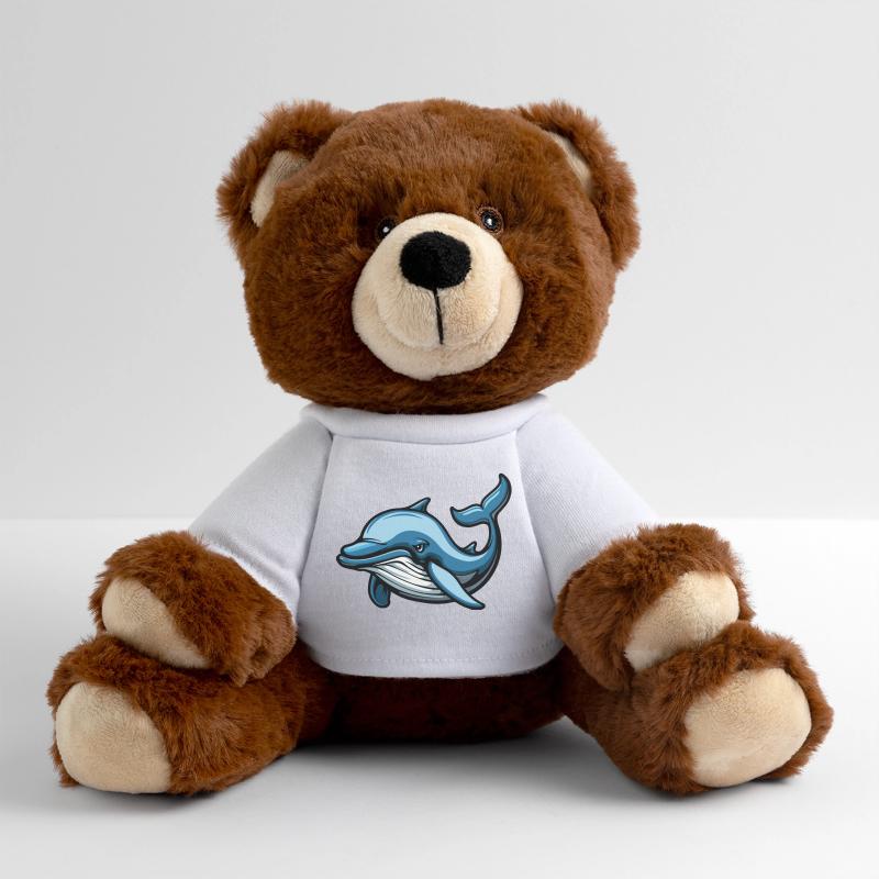 Delfin Comic MiniFeet® RecycelBär® Teddy Bear Brown
