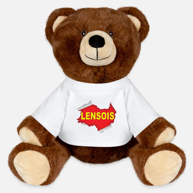 Lensois - Nounours RecycelBär® marron - blanc