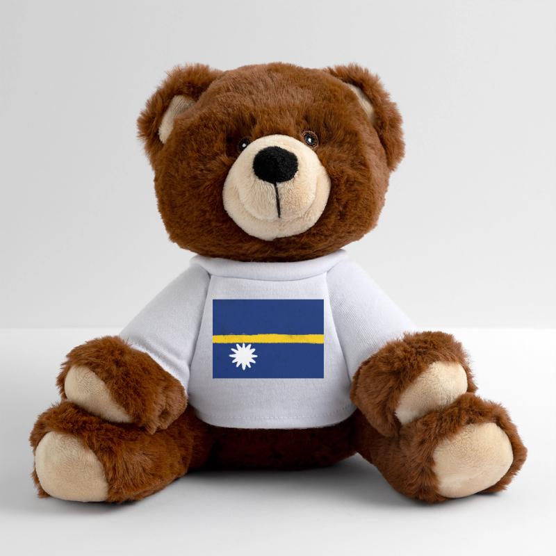 Drapeau de Nauru Nounours RecycelBär® marron