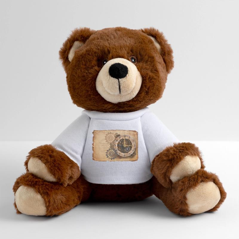 Steampunk clockwork MiniFeet® RecycelBär® Teddy Bear Brown