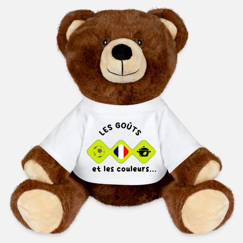 Les_gouts_et_les_couleurs... - Nounours RecycelBär® marron - blanc