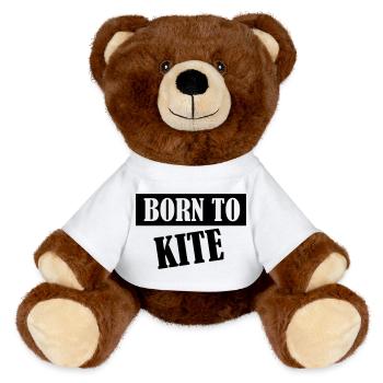 Kiteboard,Kiteboarder,Kite,Kiteboarding,Sea,Board - MiniFeet® RecycelBär® Teddy Bear Brown - white - Front