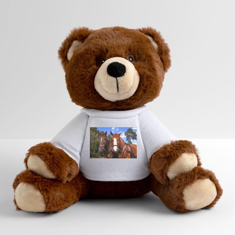 Équipe de chevaux Nounours RecycelBär® marron