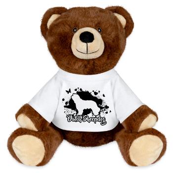 Chien de berger hollandais Chiens de race Wilsigns - Nounours RecycelBär® marron - blanc - Devant