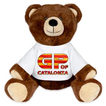 catalonia_gp - MiniFeet® RecycelBär® Teddy Bear Brown - white - Front