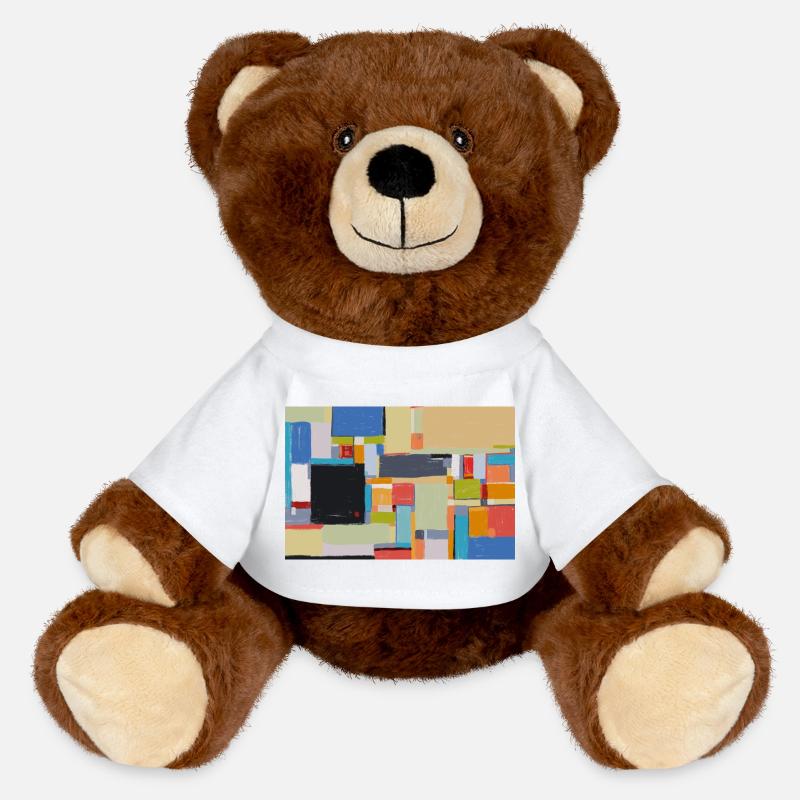 Sidewalk Boulevard - MiniFeet® RecycelBär® Teddy Bear Brown - white