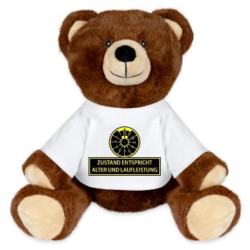 Zustand entspricht Alter und Laufleistung - MiniFeet® RecycelBär® Braun - Weiß - Vorne