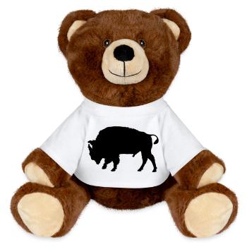 Bison - MiniFeet® RecycelBär® Braun - Weiß - Vorne