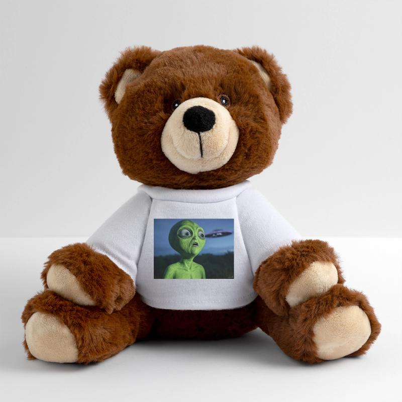 SAD ALIEN MiniFeet® RecycelBär® Braun