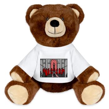 DMA Control - MiniFeet® RecycelBär® Teddy Bear Brown - white - Front