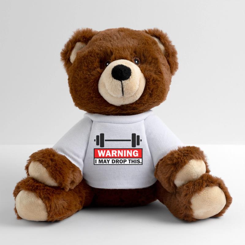 Warnung: Ich lasse das fallen MiniFeet® RecycelBär® Braun