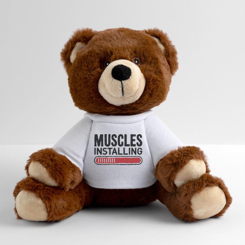 Installing Muscles MiniFeet® RecycelBär® Teddy Bear Brown