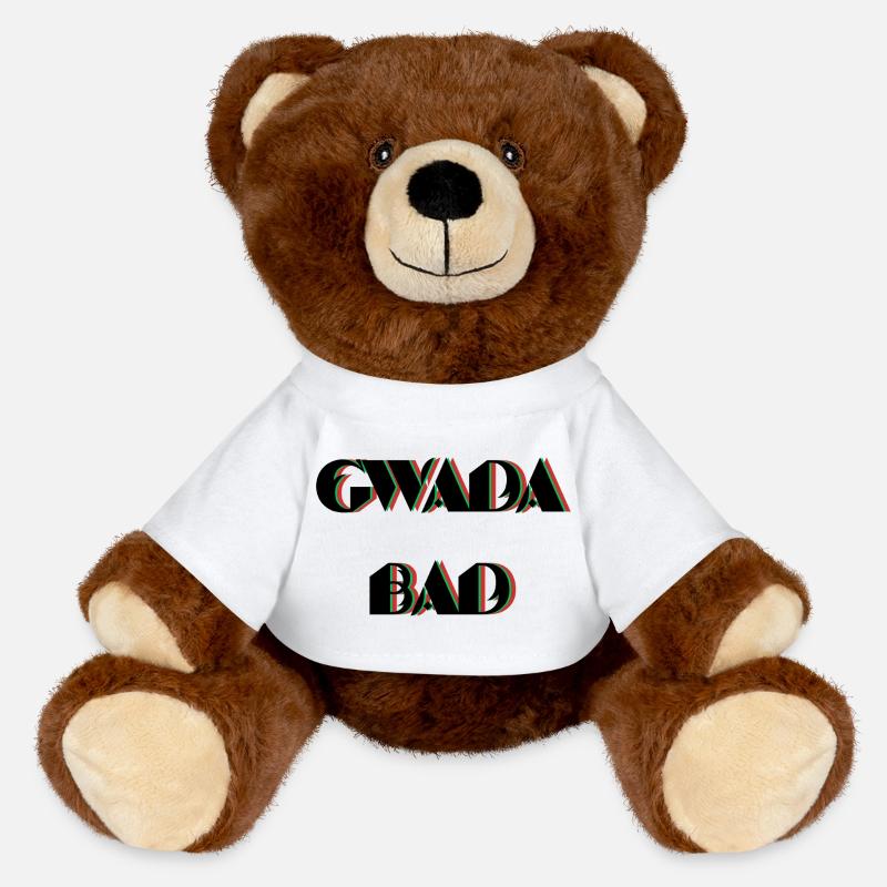 gwada_bad - MiniFeet® RecycelBär® Braun - Weiß