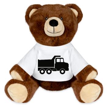 Kipper - MiniFeet® RecycelBär® Braun - Weiß - Vorne