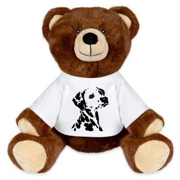 dog - Nounours RecycelBär® marron - blanc - Devant