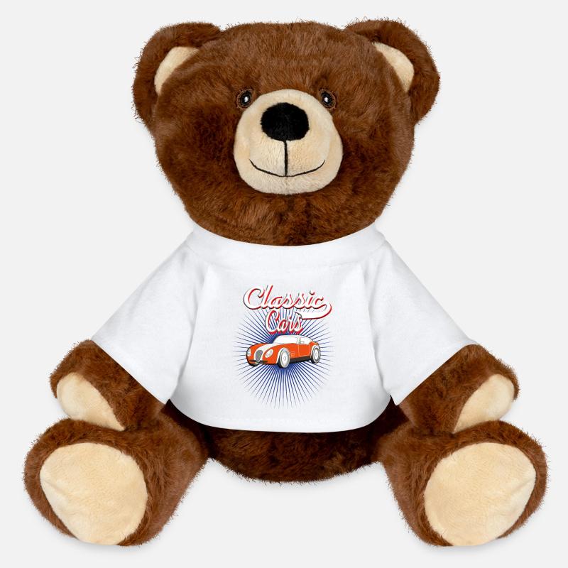 Automobile Classique automobile Classique - Nounours RecycelBär® marron - blanc