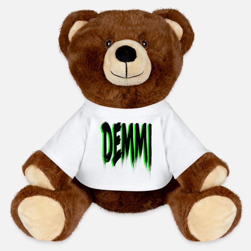 DEMMI - MiniFeet® RecycelBär® Teddy Bear Brown - white