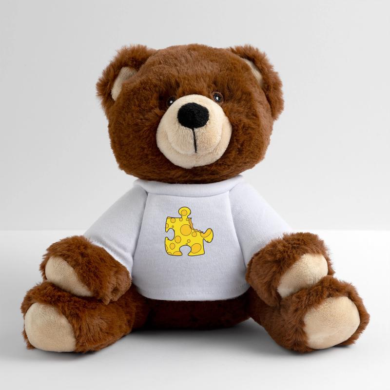 Puzzle de fromage Nounours RecycelBär® marron