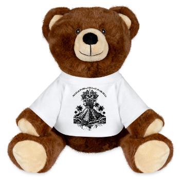 Légende Maya - Nounours RecycelBär® marron - blanc - Devant