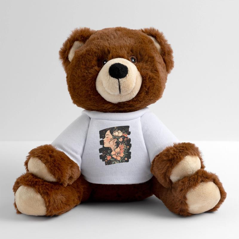 Spring Spring Beginning Flowers MiniFeet® RecycelBär® Teddy Bear Brown