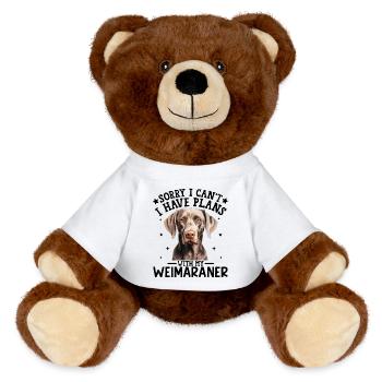 Labrador Retriever Artistic Portrait - MiniFeet® RecycelBär® Teddy Bear Brown - white - Front