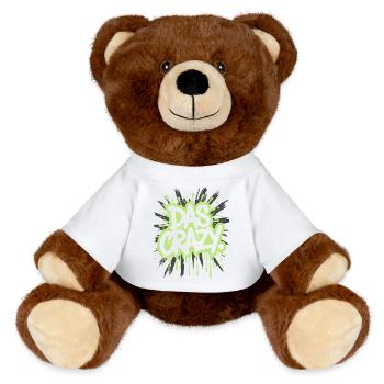 The Crazy Youth Language Insider Mème Cool Crazy - Nounours RecycelBär® marron - blanc - Devant