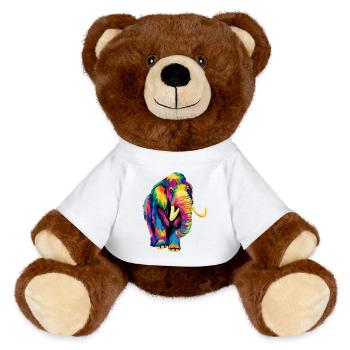 Mammouth Mammouth Laineux Âge glaciaire Mammouths Mammouth Doux - Nounours RecycelBär® marron - blanc - Devant