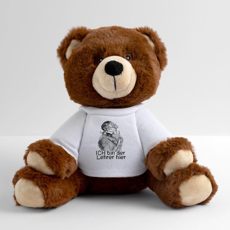 Ich bin der Lehrer Max Moritz Busch Lehrer Lämpel MiniFeet® RecycelBär® Braun